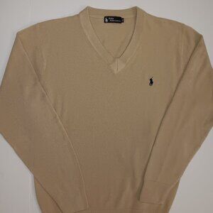POLO RALPH LAUREN CASHMERE V NECK SWEATER